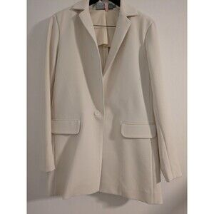 Silvia Tcherassi Rebeka Cream Ivory White Blazer Jacket Sequin Bridal Sz S